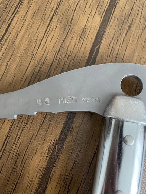 MIZO Comet blade Markdown about description